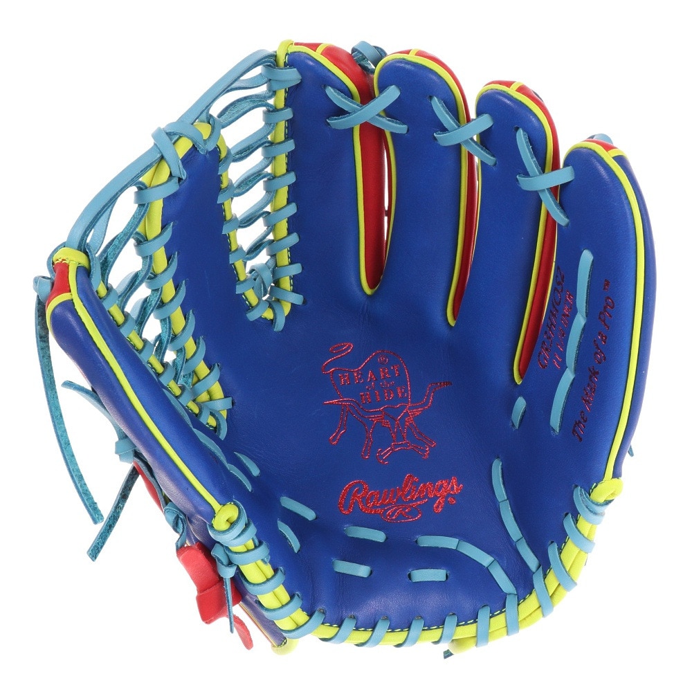 ローリングス（Rawlings）（メンズ）軟式用グラブ 内野手 野球グローブ 一般 HOH MLB COLOR SYNC GR3HMOS2-RY/SC