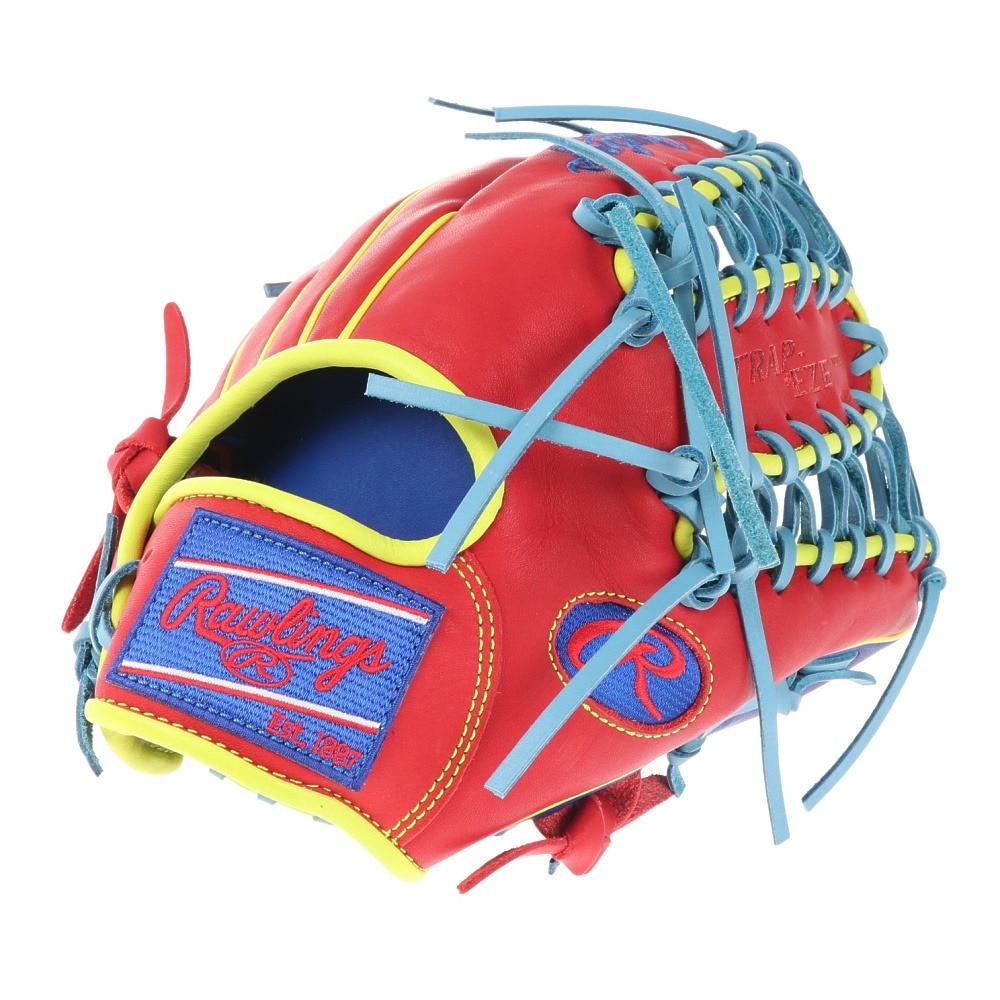 ローリングス（Rawlings）（メンズ）軟式用グラブ 内野手 野球グローブ 一般 HOH MLB COLOR SYNC GR3HMOS2-RY/SC