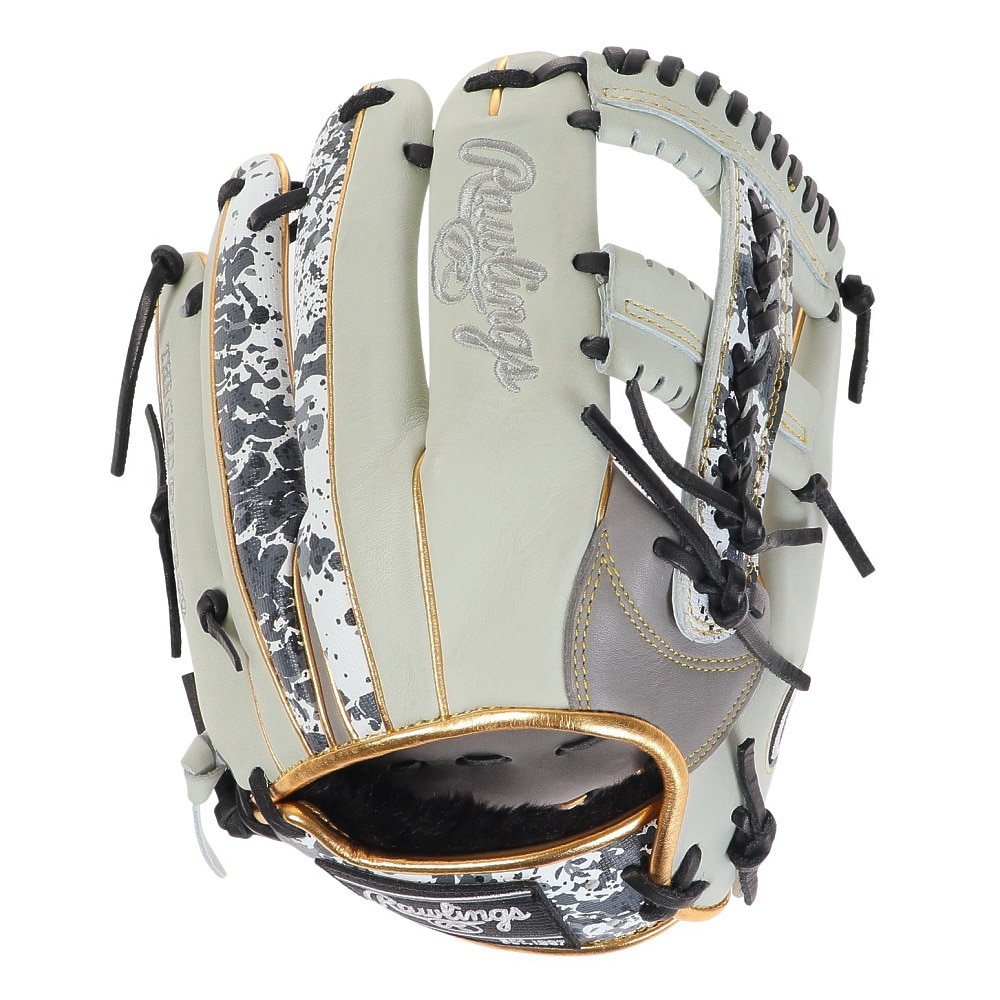 ローリングス（Rawlings）（メンズ）軟式用グラブ 内野手 野球グローブ 一般 BLIZZARD & Wizard 01  GR3HOCK4MG-GRY