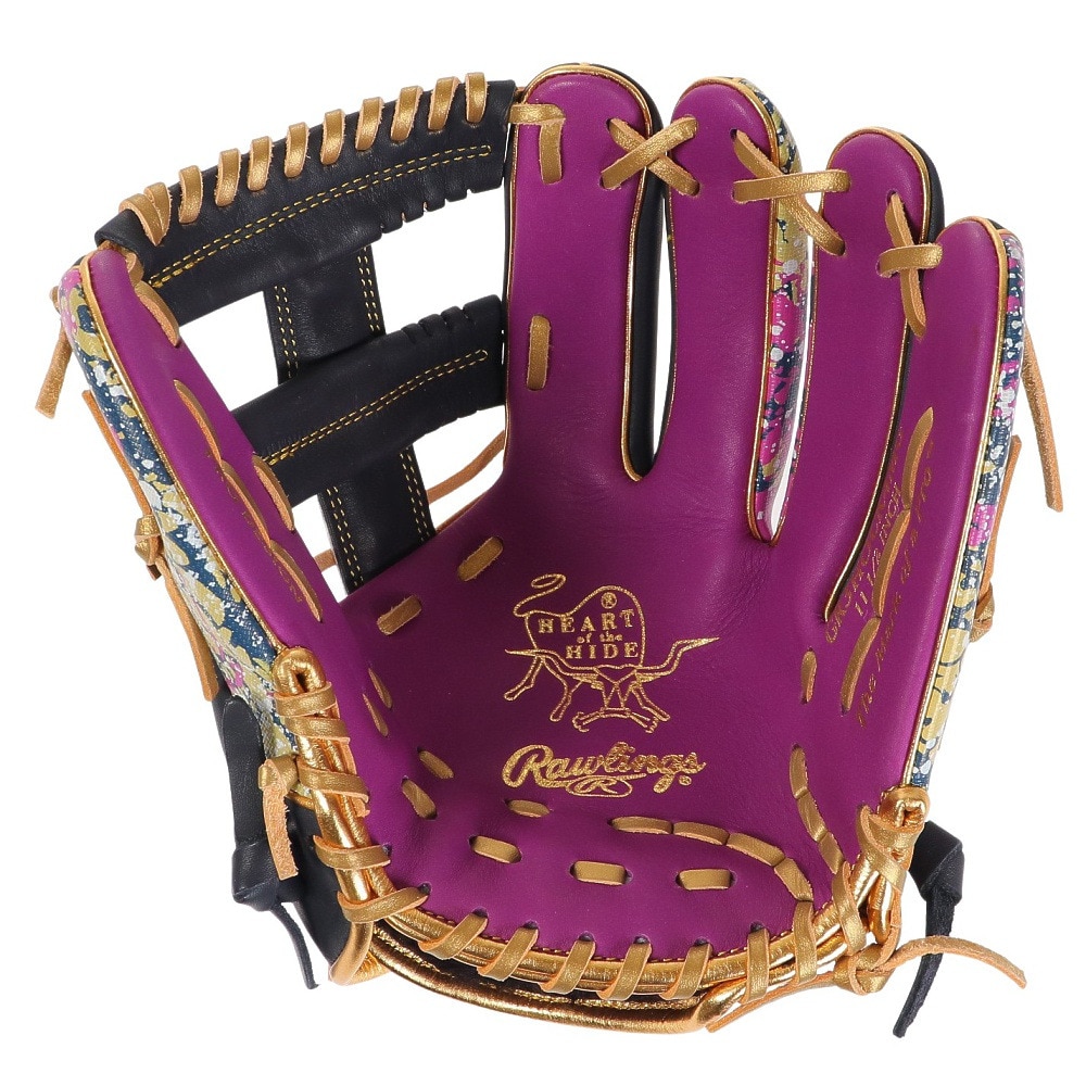 ローリングス（Rawlings）（メンズ）軟式用グラブ 内野手 野球グローブ 一般 BLIZZARD & Wizard 01 GR3HOCK4MG-PPL