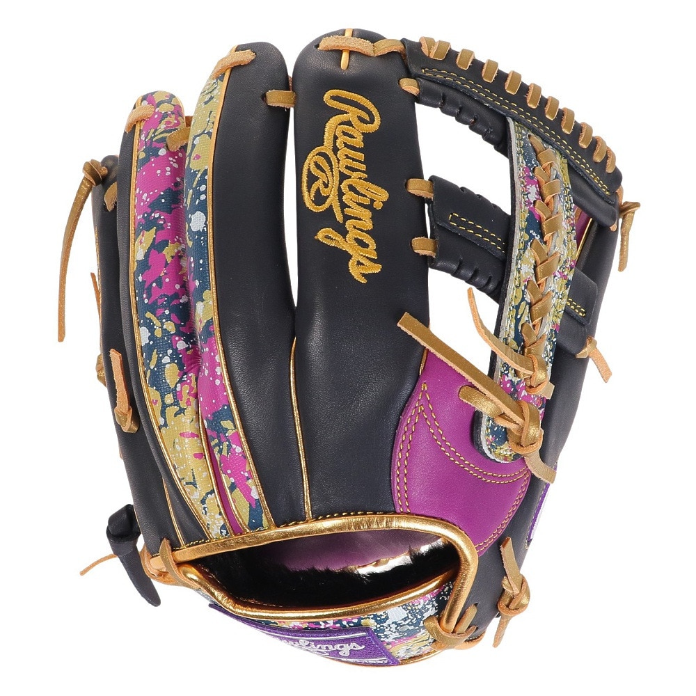 ローリングス（Rawlings）（メンズ）軟式用グラブ 内野手 野球グローブ 一般 BLIZZARD & Wizard 01 GR3HOCK4MG-PPL