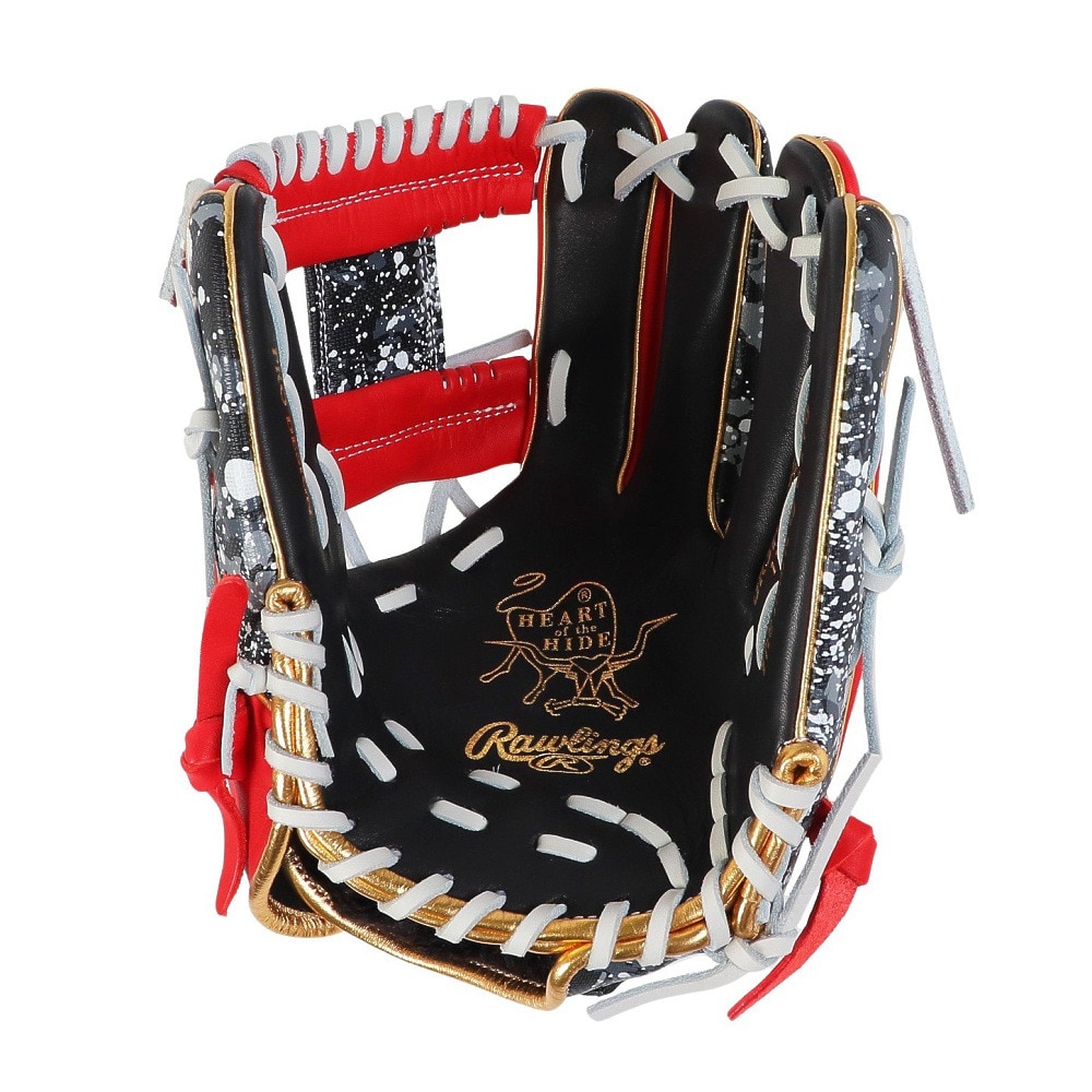 ローリングス（Rawlings）（メンズ）軟式用グラブ 内野手 野球グローブ 一般 BLIZZARD & Wizard 01 GR3HON52MG-B