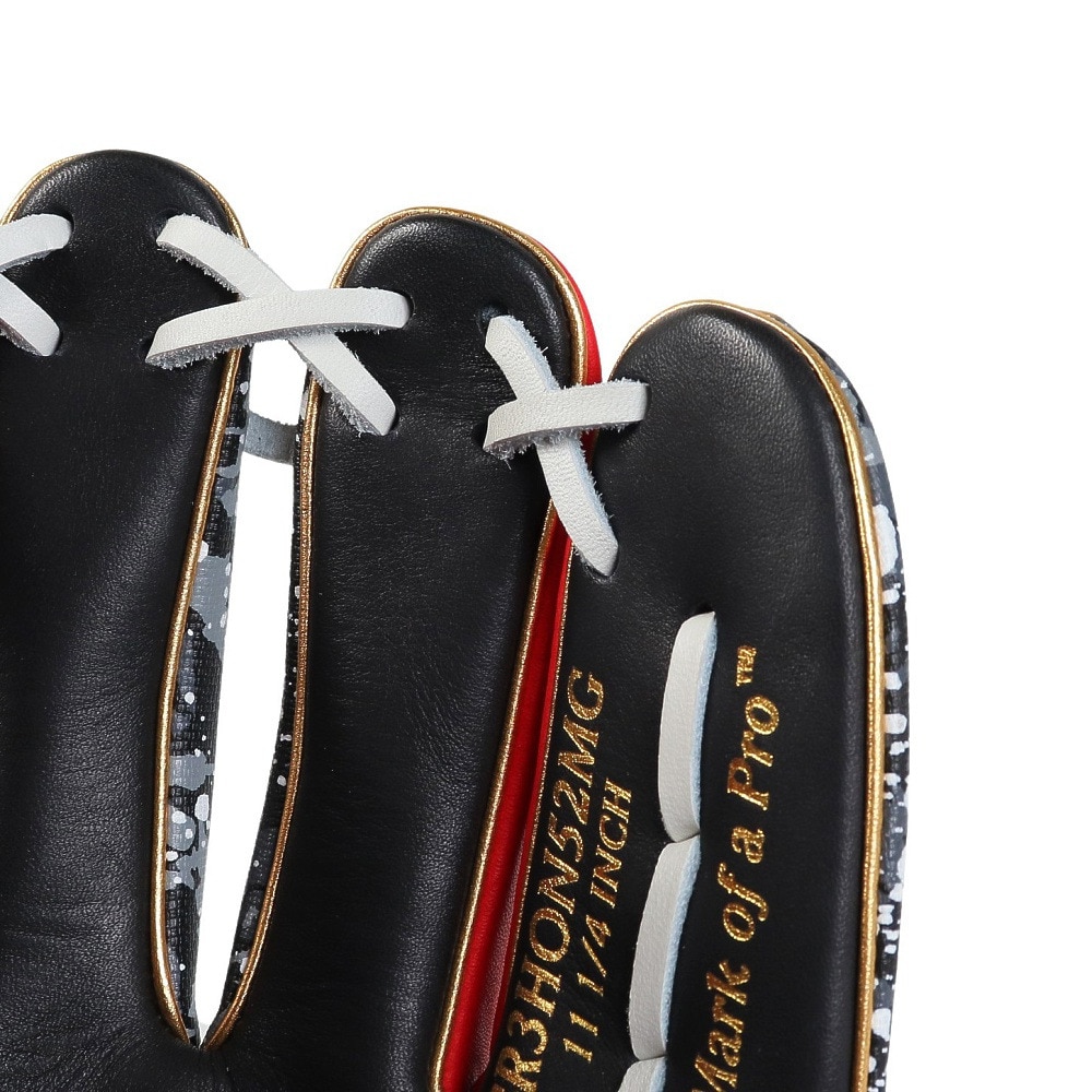 ローリングス（Rawlings）（メンズ）軟式用グラブ 内野手 野球グローブ 一般 BLIZZARD & Wizard 01 GR3HON52MG-B