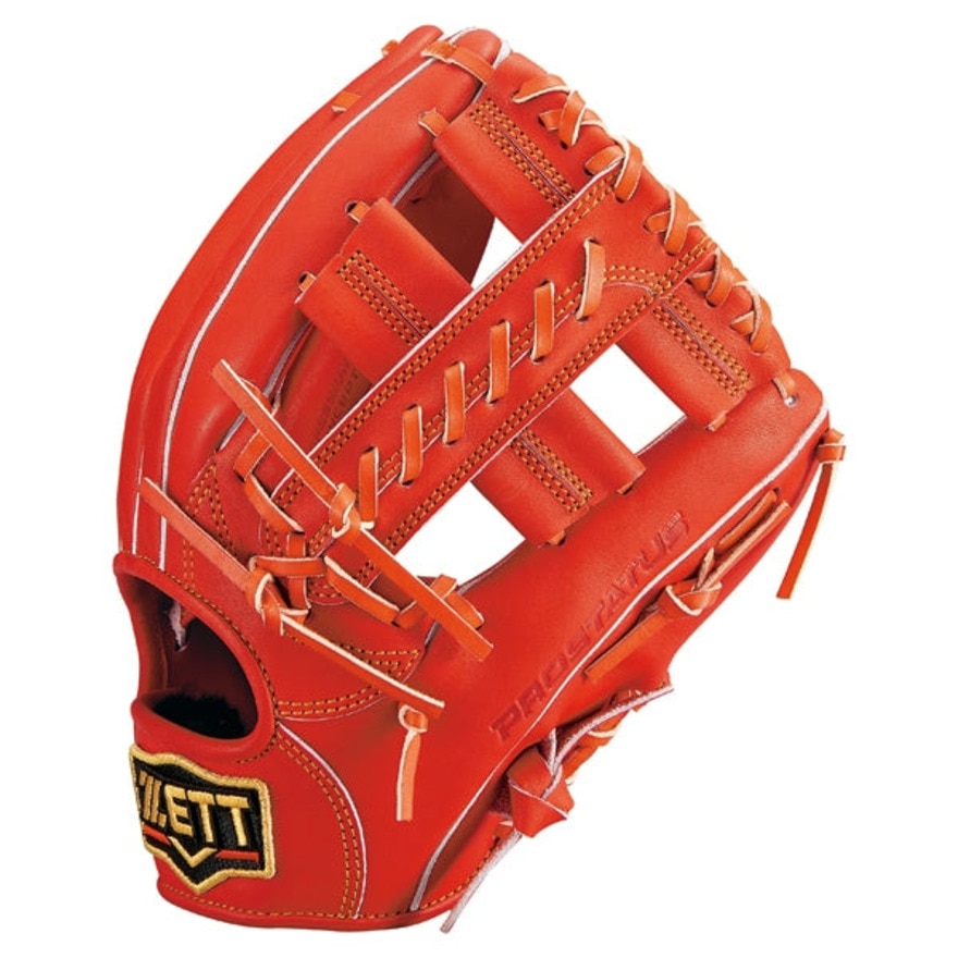 ゼット（ZETT）（メンズ）軟式用グラブ 内野手 二塁手・遊撃手用 野球グローブ 一般 プロステイタス BRGB30236-5800