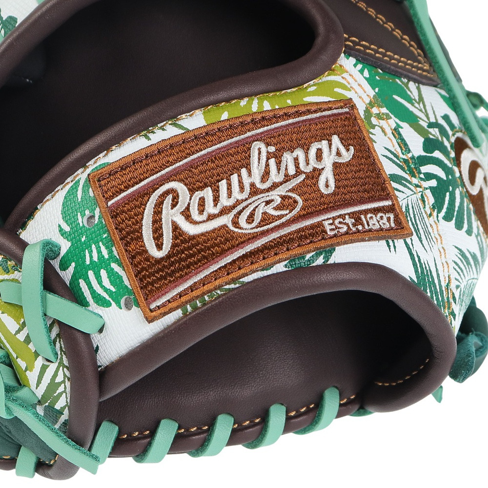 ローリングス（Rawlings）（メンズ）軟式用グラブ 内野手 野球グローブ 一般 HOHグラフィック2023 GR3FHGCK4-CHO/DGRN