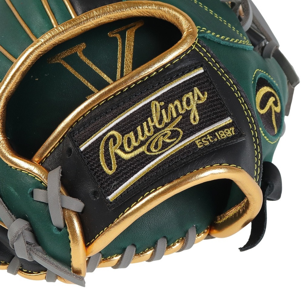 ローリングス（Rawlings）（メンズ）軟式用グラブ 内野手用 野球グローブ 一般 ハイパーテック CO GR3FHTCN62-DGRN/B