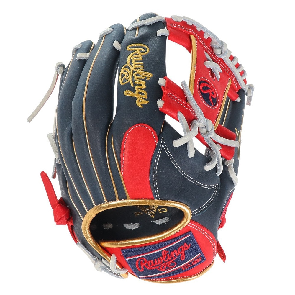 ローリングス（Rawlings）（メンズ）軟式用グラブ 内野手用 野球グローブ 一般 ハイパーテック COLOR SYNC  GR3FHTCN62-N/SC