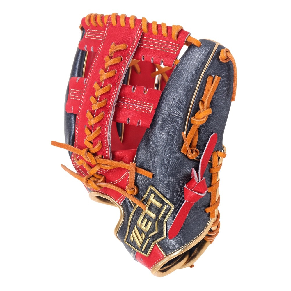 ゼット（ZETT）（メンズ）軟式用グラブ 内野手 野球グローブ 一般 ネオステイタス BRGB31250-6419