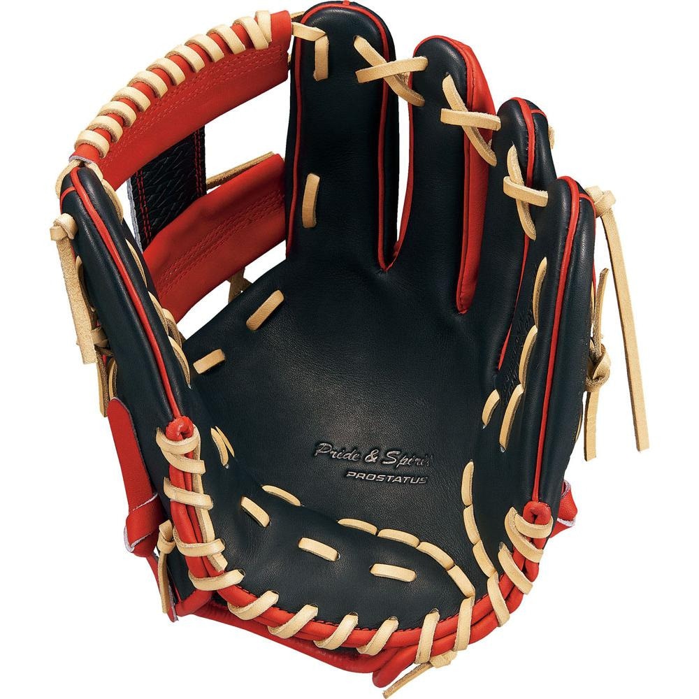 ゼット（ZETT）（メンズ）軟式用グラブ 内野手 野球グローブ 一般 プロステイタスSCE BRGB32560-1958
