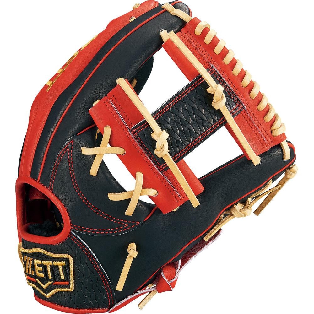 ゼット（ZETT）（メンズ）軟式用グラブ 内野手 野球グローブ 一般 プロステイタスSCE BRGB32560-1958