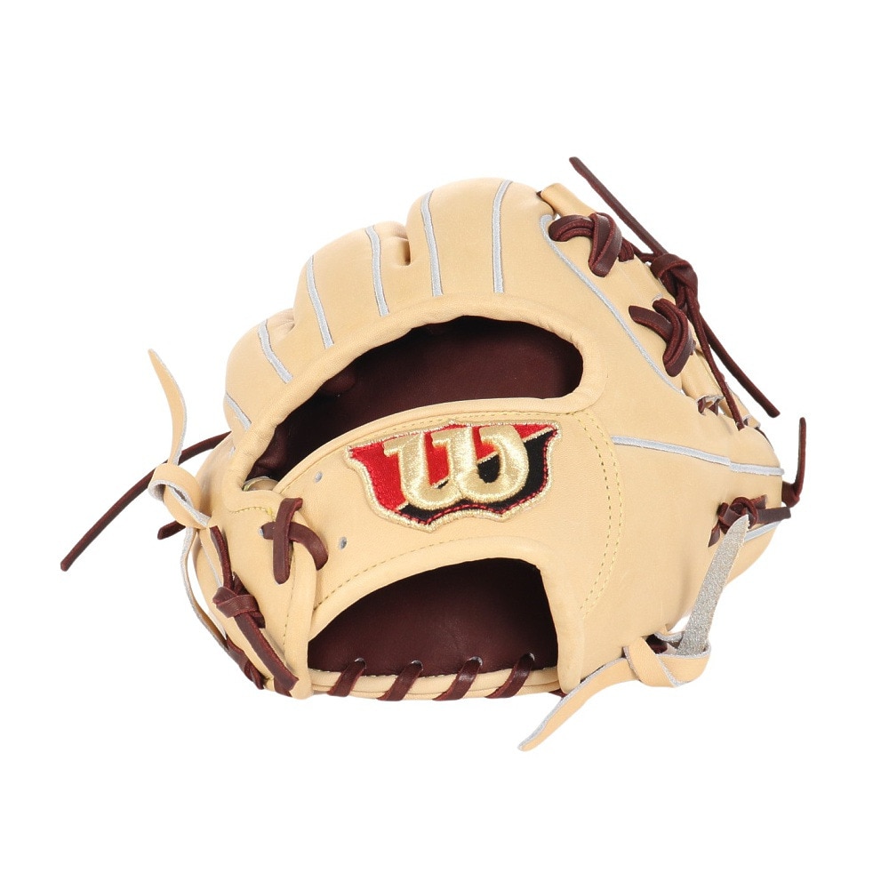 ウイルソン（Wilson）（メンズ）軟式用グラブ 内野手 軟式用 Wilson Staff デュアル 内野手用 86型 11.5 WBW101714