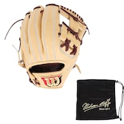 (メンズ)軟式用グラブ 内野手 軟式用 Wilson Staff デュアル 内野手用 86型 11.5 WBW101714