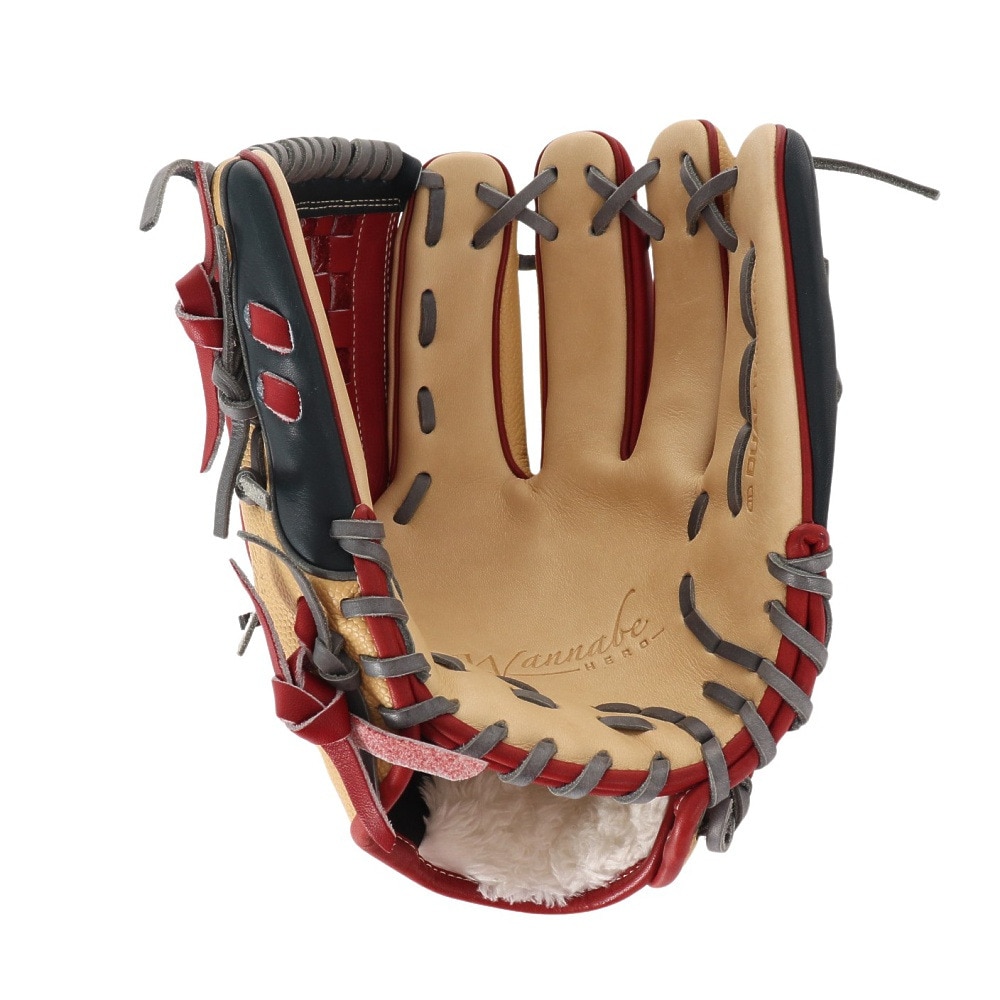 ウイルソン（Wilson）（メンズ）軟式用グラブ 内野手 一般用 The Wannabe Hero デュアル 内野手用 D5型 11.5  WBW101756