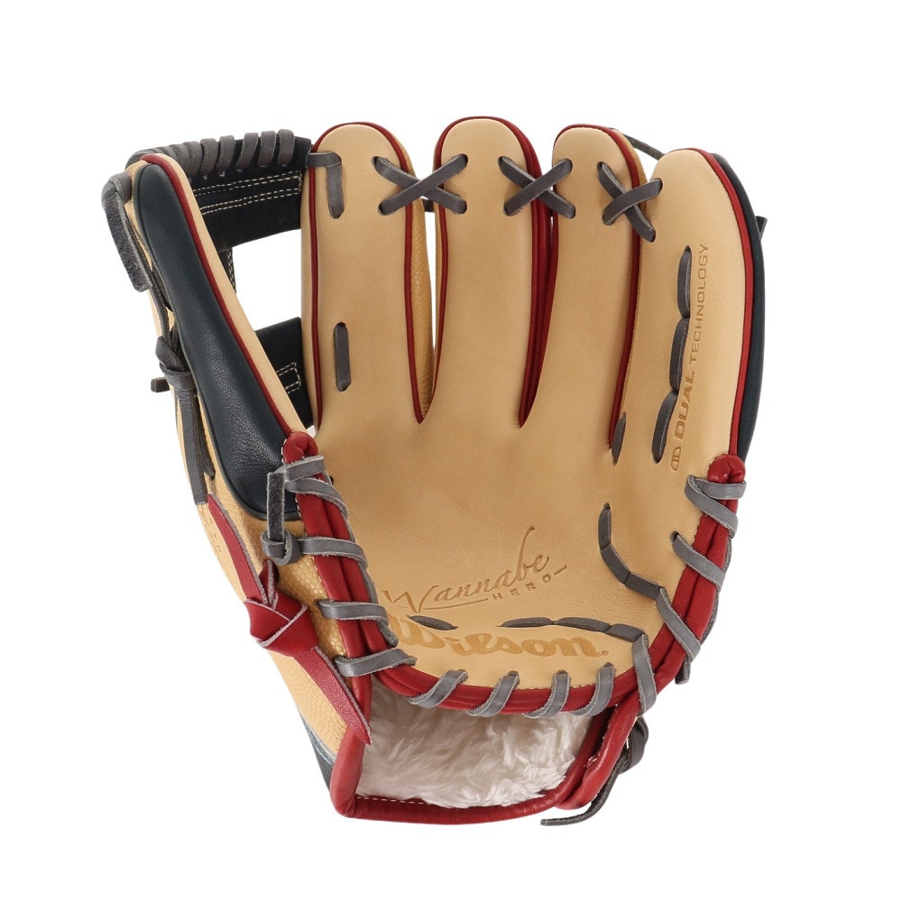 ウイルソン（Wilson）（メンズ）軟式用グラブ 内野手 一般用 The Wannabe Hero デュアル 内野手用 86型 11.5 WBW101766