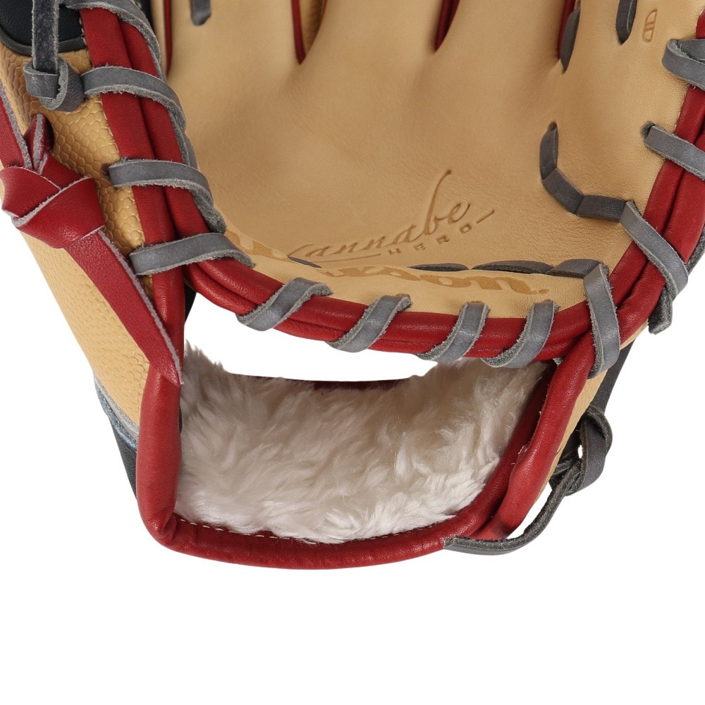 ウイルソン（Wilson）（メンズ）軟式用グラブ 内野手 一般用 The Wannabe Hero デュアル 内野手用 86型 11.5 WBW101766
