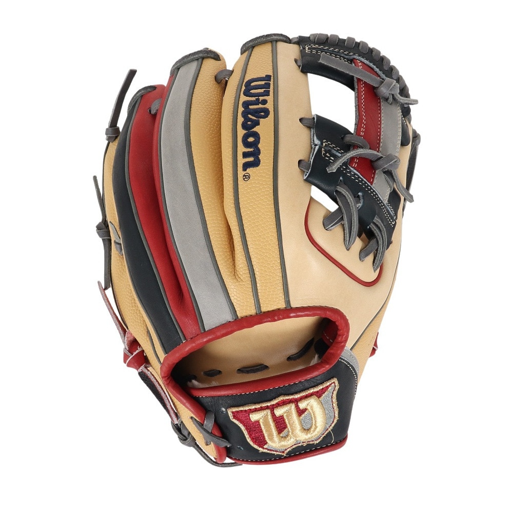 ウイルソン（Wilson）（メンズ）軟式用グラブ 内野手 一般用 The Wannabe Hero デュアル 内野手用 86型 11.5 WBW101766