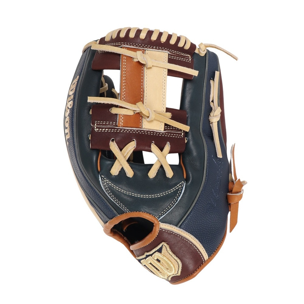 ウイルソン（Wilson）（メンズ）軟式用グラブ 内野手 一般用 The Wannabe Hero デュアル 外野手用 87型 11.8 WBW101772