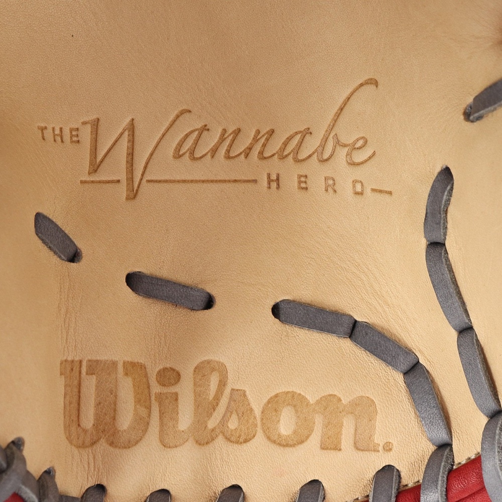 ウイルソン（Wilson）（メンズ）軟式用グラブ 内野手 一般用 The Wannabe Hero デュアル 外野手用 87型 11.8 WBW101776