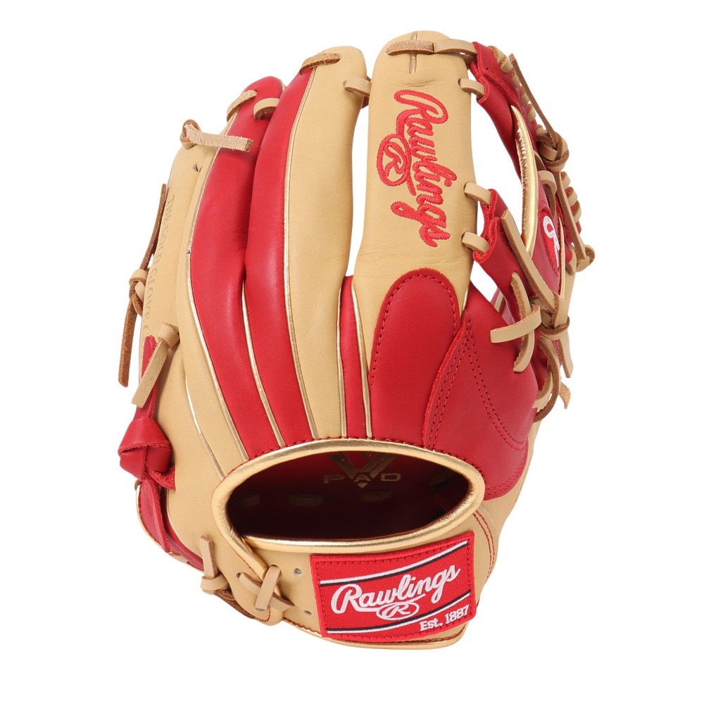 ローリングス（Rawlings）（メンズ）軟式用グラブ 内野手 ハイパーテックカラーズ N62-SC/キャメル GR4HTCN62-SC/CAM