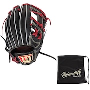 ウイルソン（Wilson）（メンズ）軟式用グラブ 内野手 軟式用 Wilson Staff デュアル 内野手用 87型 11.75 WBW101717