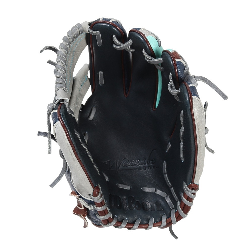 ウイルソン（Wilson）（メンズ）軟式用グラブ 内野手 一般用 The Wannabe Hero デュアル 外野手用 87型 11.8 WBW101778