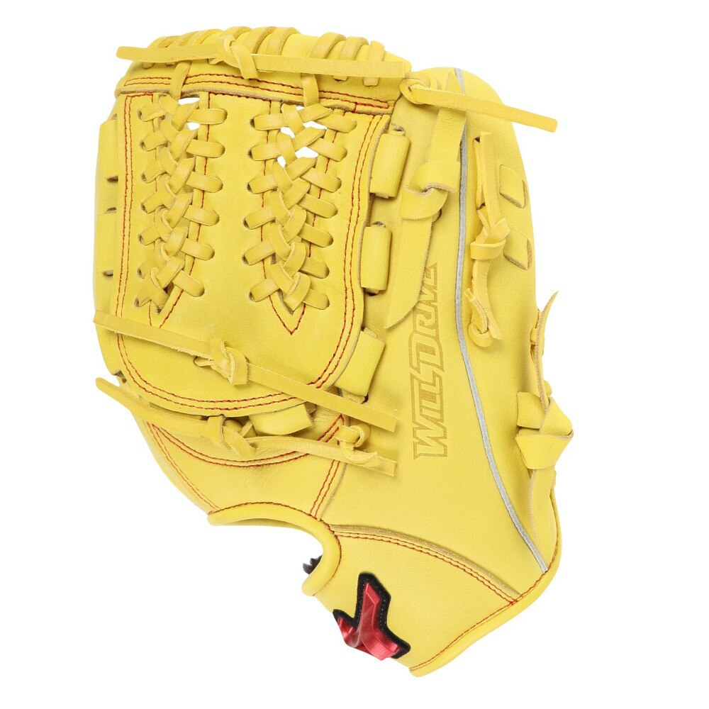 ミズノ（MIZUNO）（メンズ）軟式用グラブ 内野手 野球グローブ 一般 ウィルドライブ レッド 24SS 1AJGR21813 40