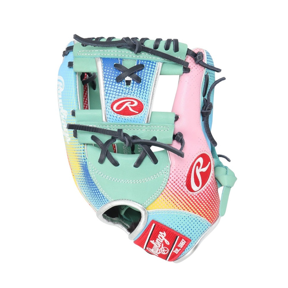 ローリングス（Rawlings）（メンズ）軟式用グラブ 内野手 HOH グラフィック N62-MINT GR4HGN62-MINT