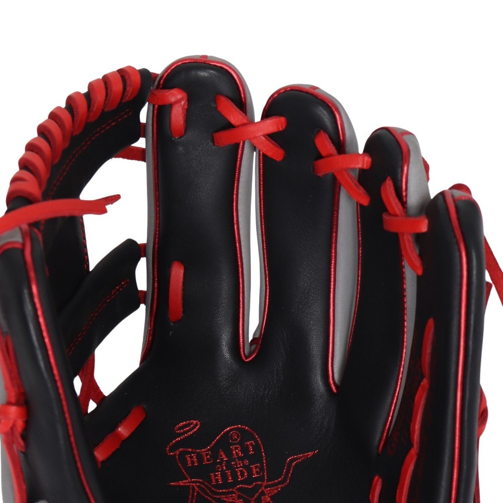 ローリングス（Rawlings）（メンズ）軟式用グラブ 内野手 野球グローブ 一般 HOH MLB カラーシンク GR4HMCK4H-B/GRY