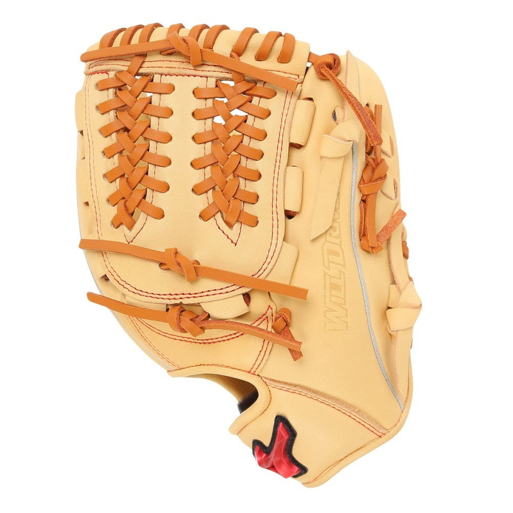 ミズノ（MIZUNO）（メンズ）軟式用グラブ 内野手 野球グローブ 一般 WILL DRIVE RED 24SS 1AJGR21913 8049
