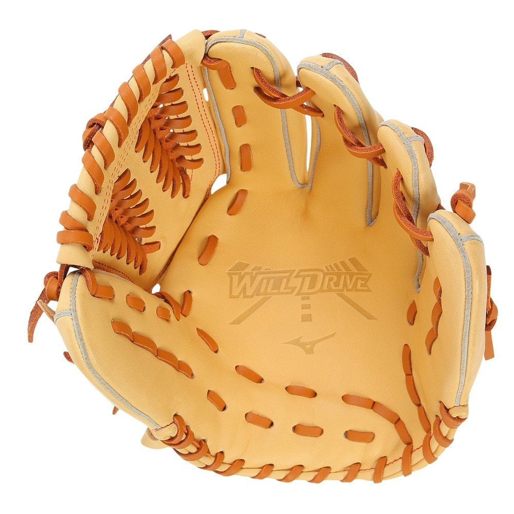 ミズノ（MIZUNO）（メンズ）軟式用グラブ 内野手 野球グローブ 一般 WILL DRIVE RED 24SS 1AJGR21913 8049