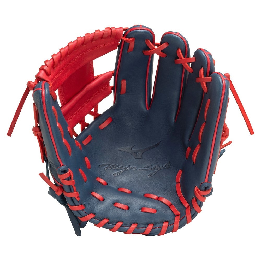 ミズノ（MIZUNO）（メンズ）軟式用グラブ 野球グローブ 一般 メジャースタイル シモンズモデル 1AJGR30913 2962