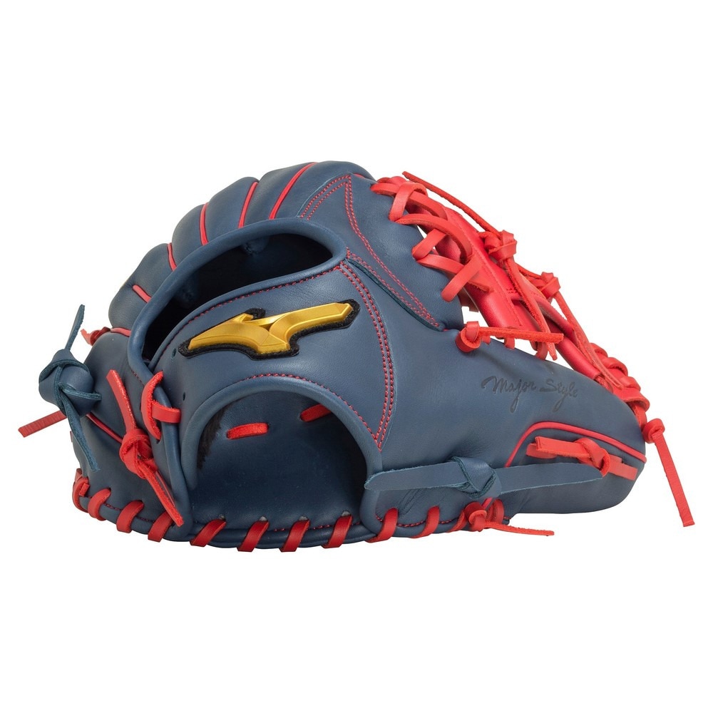 ミズノ（MIZUNO）（メンズ）軟式用グラブ 野球グローブ 一般 メジャースタイル シモンズモデル 1AJGR30913 2962