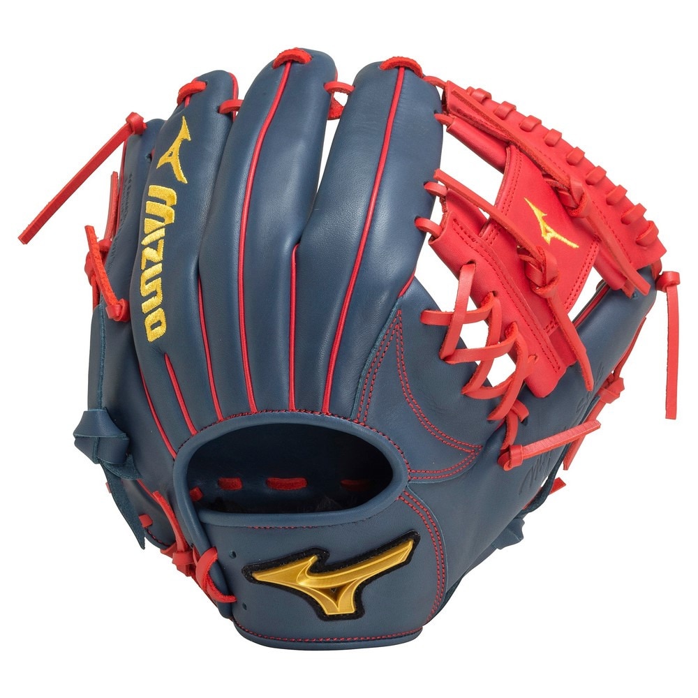 ミズノ（MIZUNO）（メンズ）軟式用グラブ 野球グローブ 一般 メジャースタイル シモンズモデル 1AJGR30913 2962