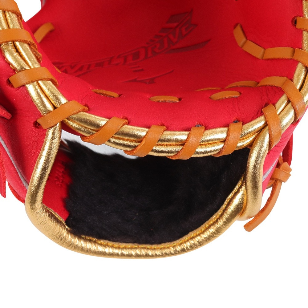 ミズノ（MIZUNO）（メンズ）軟式用グラブ 内野手 野球グローブ 一般 WILL DRIVE RED 1AJGR21703 6249