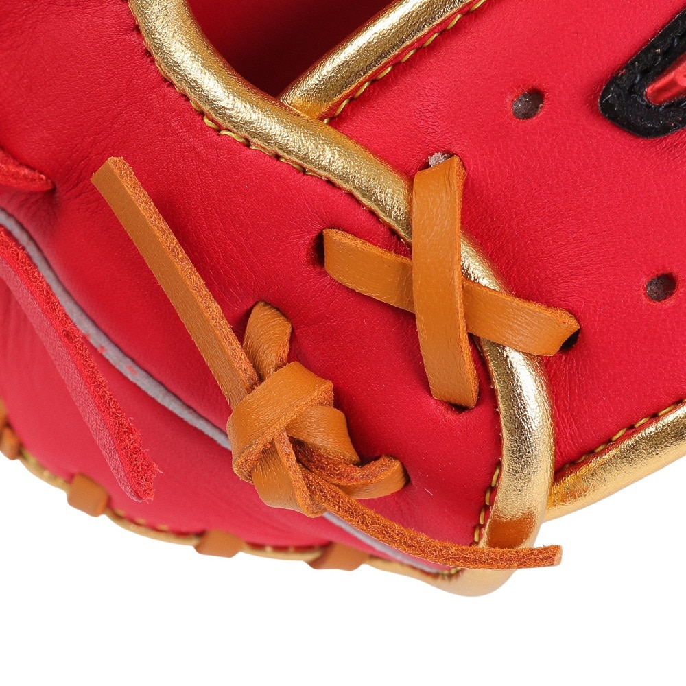 ミズノ（MIZUNO）（メンズ）軟式用グラブ 内野手 野球グローブ 一般 WILL DRIVE RED 1AJGR21703 6249