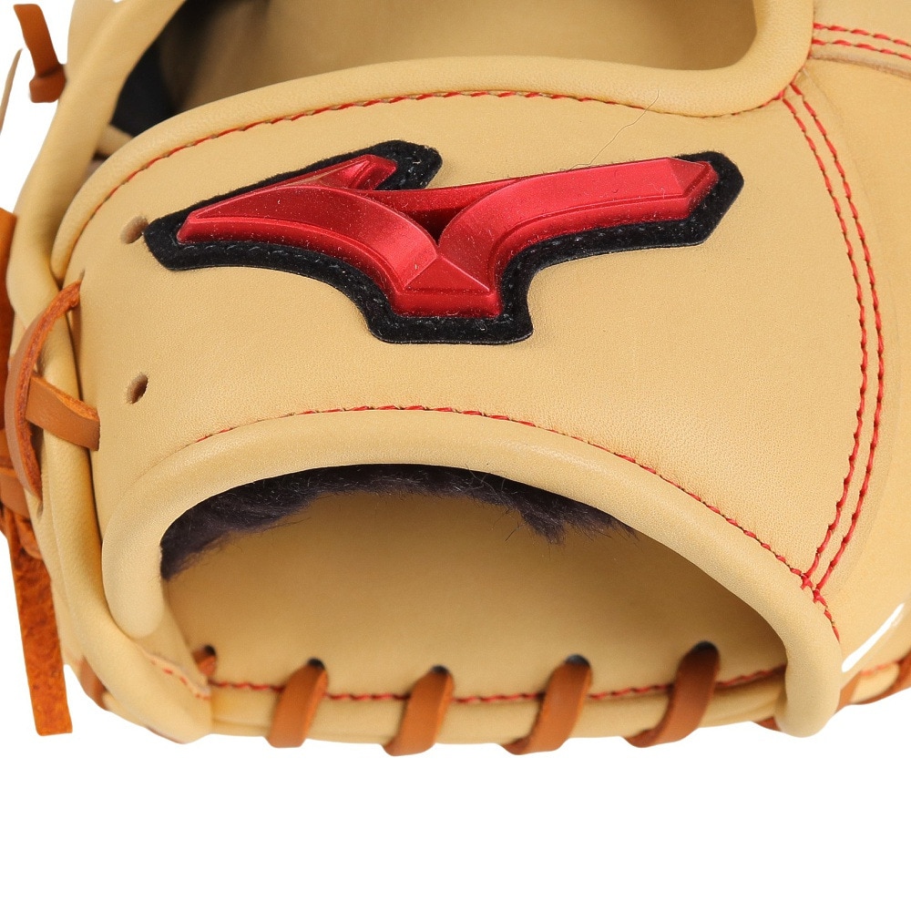 ミズノ（MIZUNO）（メンズ）軟式用グラブ 内野手 野球グローブ 一般 ウィルドライブ レッド 24SS 1AJGR21903 8049