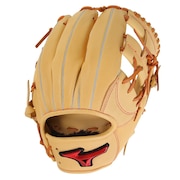 (メンズ)軟式用グラブ 内野手 野球グローブ 一般 ウィルドライブ レッド 24SS 1AJGR21903 8049