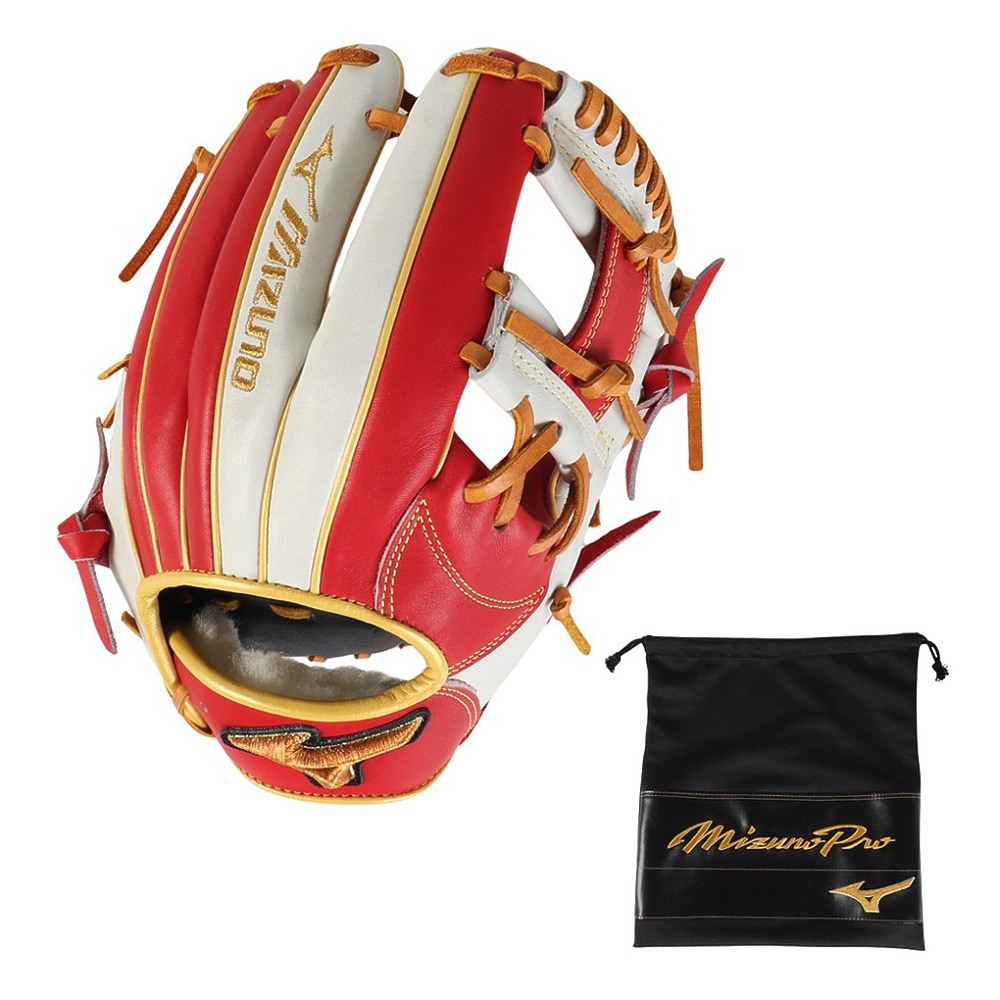 ミズノ（MIZUNO）（メンズ）軟式用グラブ 内野手 ミズノプロ 勝色collection BSS 1AJGR30103 6203 野球グローブ お一人様一点まで