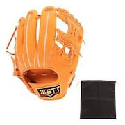 ゼット（ZETT）（メンズ）軟式用グラブ 二塁手・遊撃手用 野球グローブ 一般 プロステイタス　BRGB30254-5600