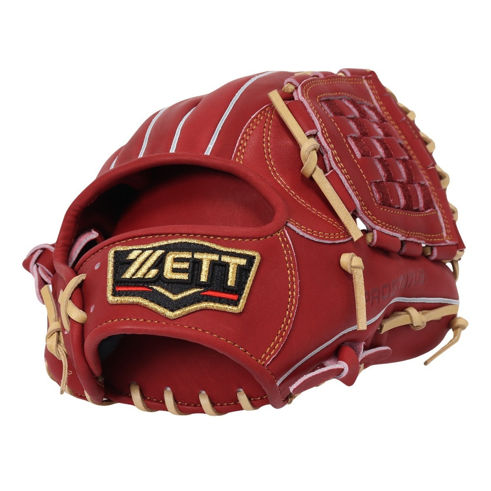 ゼット（ZETT）（メンズ）軟式用グラブ 内野手 野球グローブ 一般 プロステイタス BRGB30561-4032