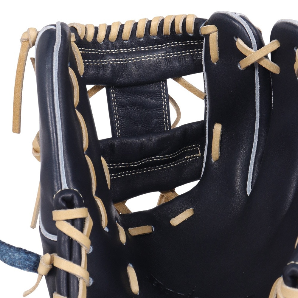 ウイルソン（Wilson）（メンズ）軟式用グラブ 内野手 野球グローブ 一般 ベーシック Lab DUAL 86型 Wブラック WBW102371