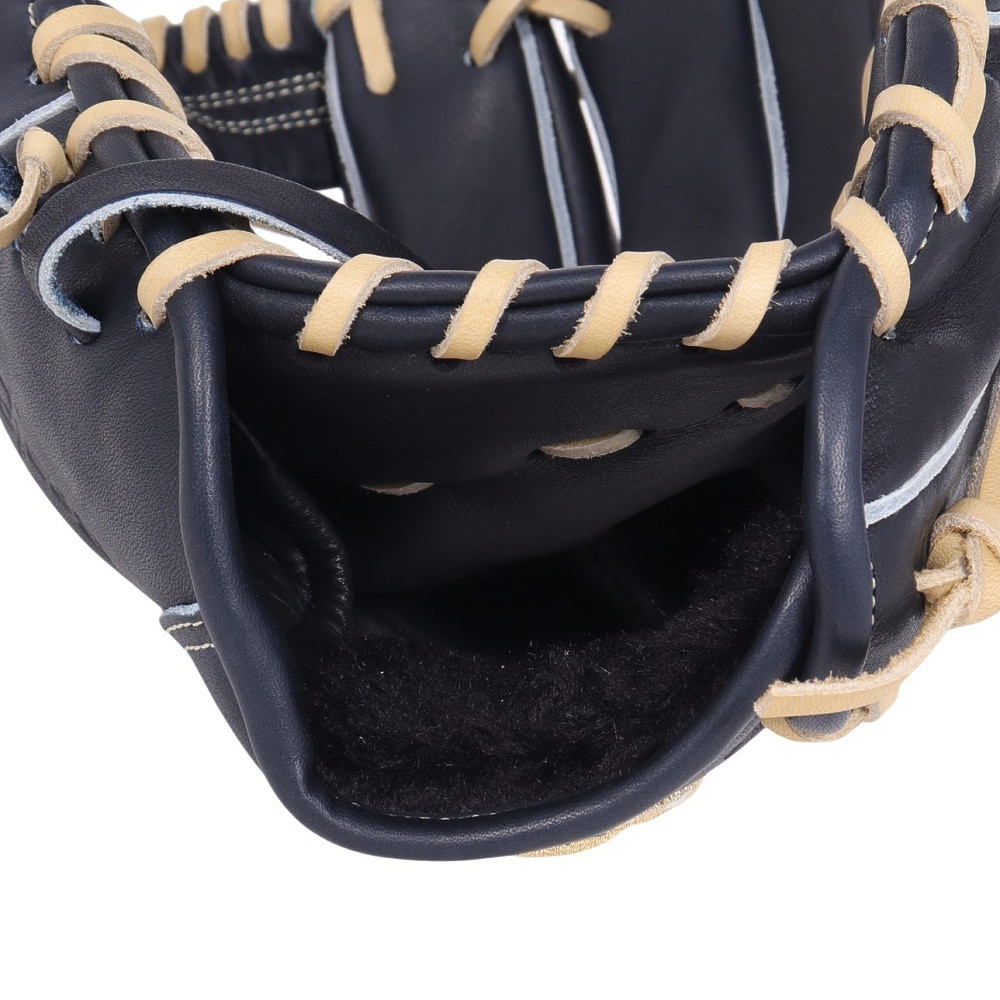 ウイルソン（Wilson）（メンズ）軟式用グラブ 内野手 野球グローブ 一般 ベーシック Lab DUAL 86型 Wブラック WBW102371