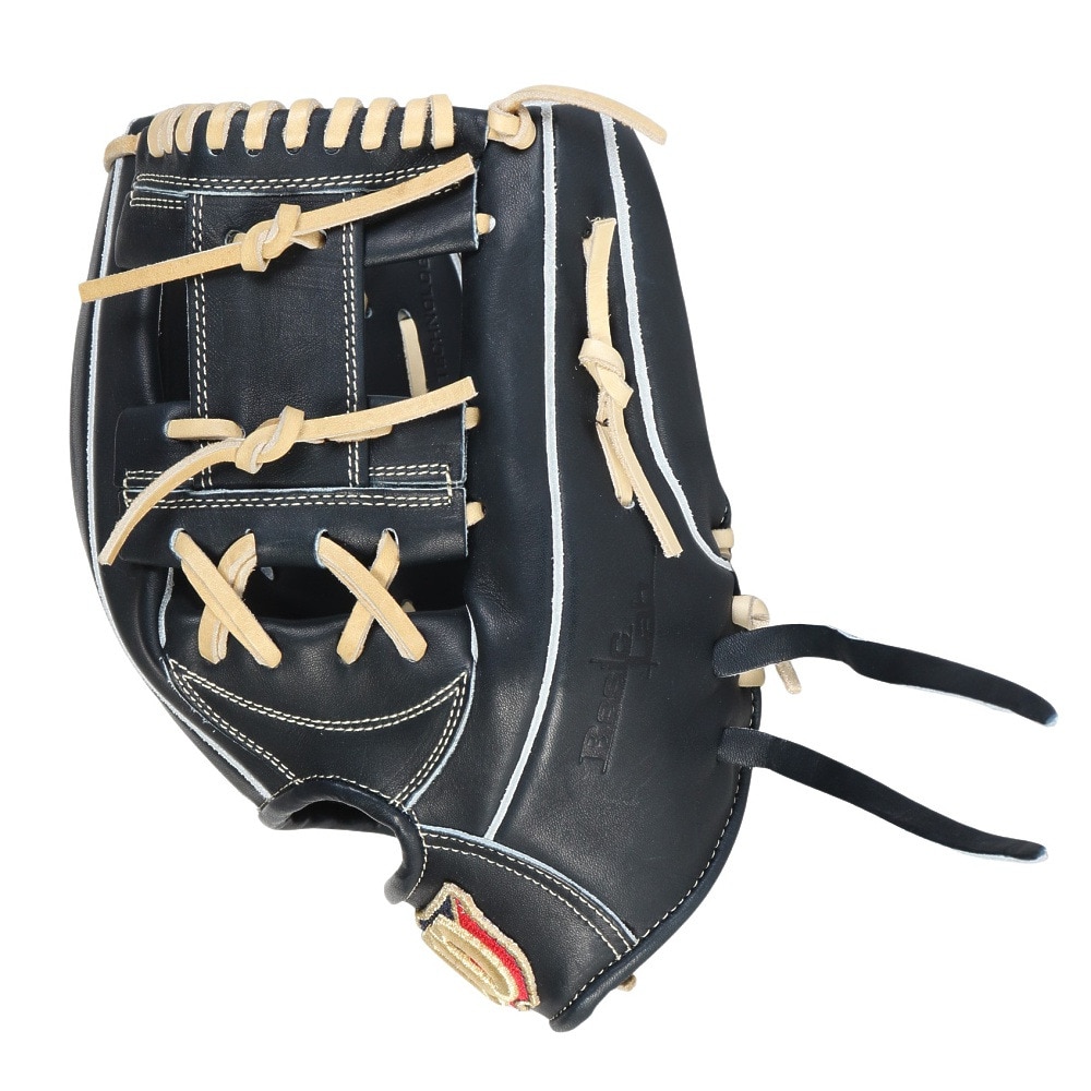 ウイルソン（Wilson）（メンズ、レディース）軟式用グラブ 内野手 野球グローブ 一般 Basic Lab DUAL 87 Wブラック ウィルソン デュアル WBW102373