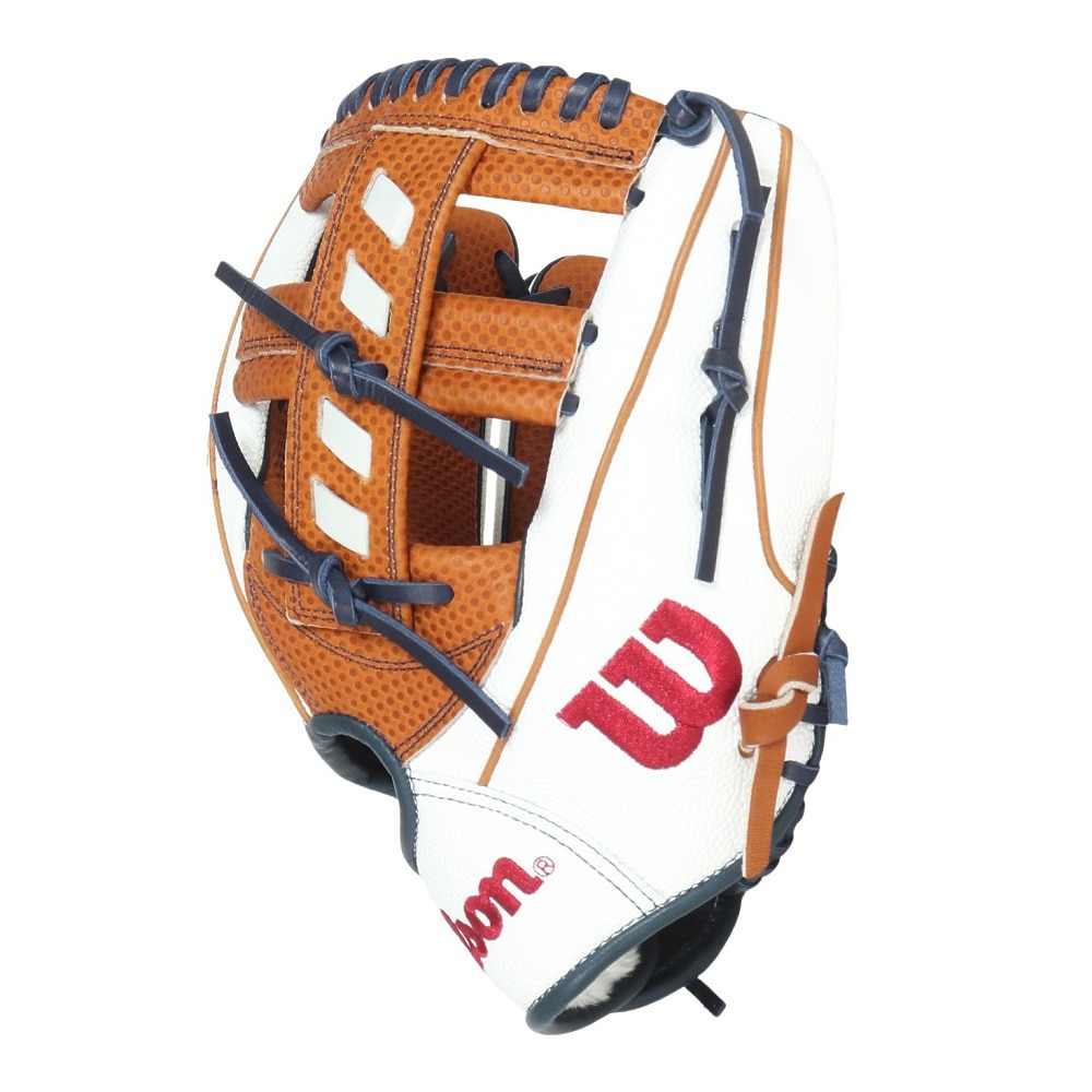 ウイルソン（Wilson）（メンズ）軟式用グラブ 野球グローブ 一般 Wannabe Hero DUAL 内野手用 27型 WBW102411