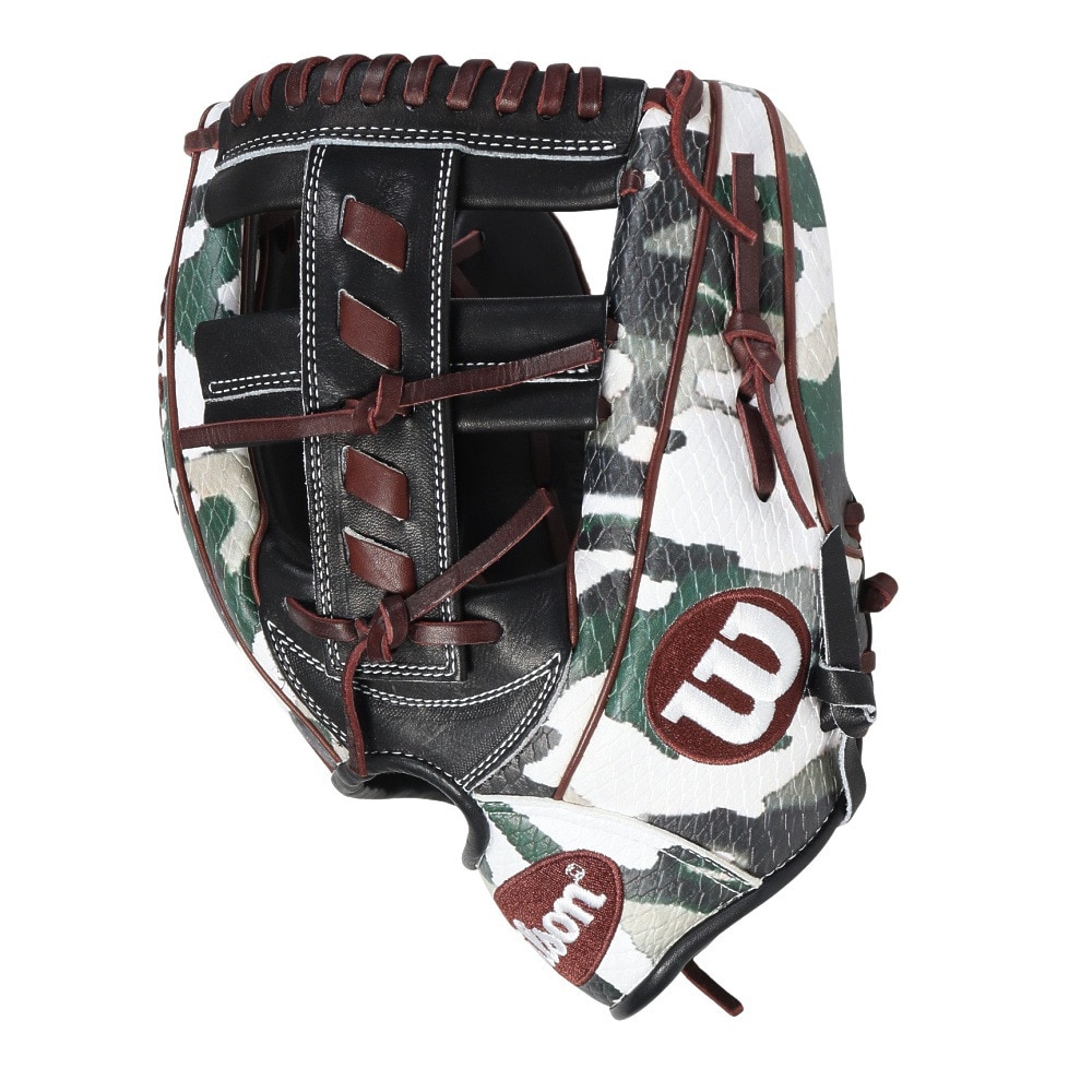 ウイルソン（Wilson）（メンズ、レディース）軟式用グラブ 内野手 野球グローブ ワナビー ヒーロー デュアル Wannabe Hero DUAL 27 WBW102413