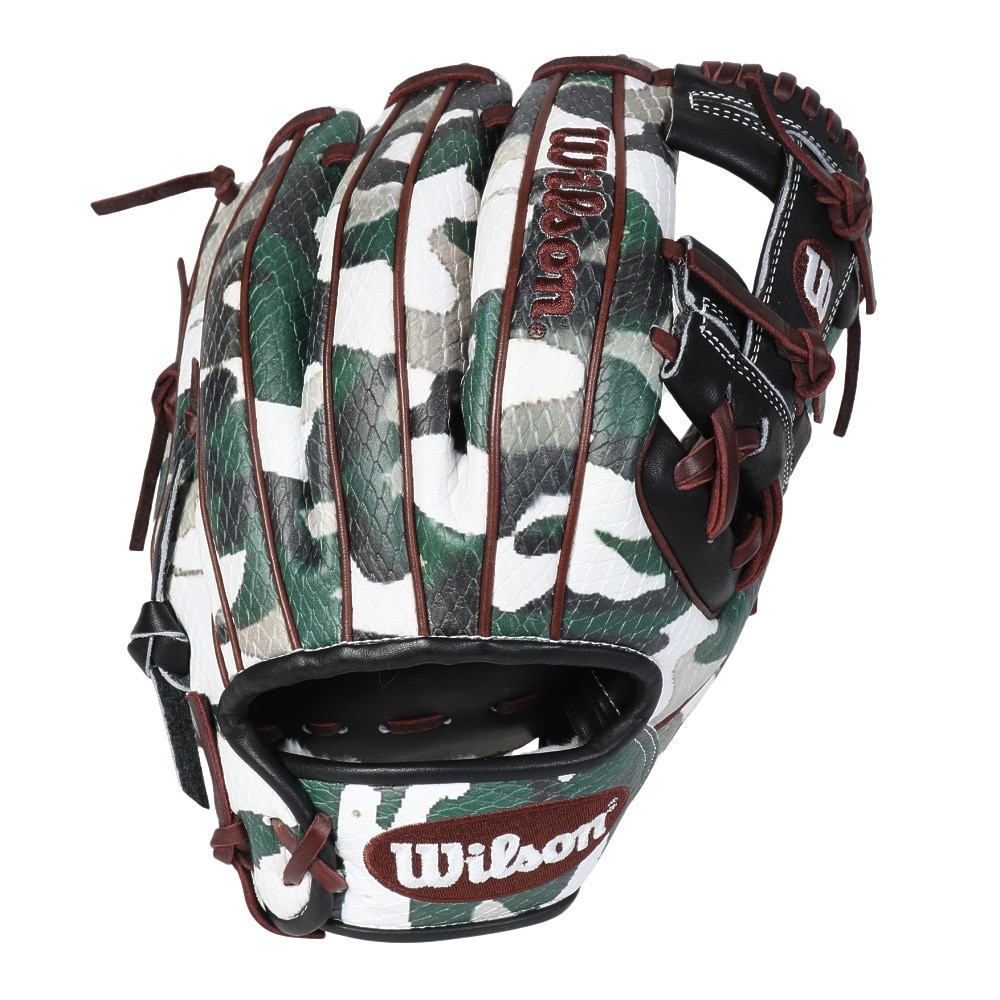 ウイルソン（Wilson）（メンズ、レディース）軟式用グラブ 内野手 野球グローブ ワナビー ヒーロー デュアル Wannabe Hero DUAL 86 WBW102429
