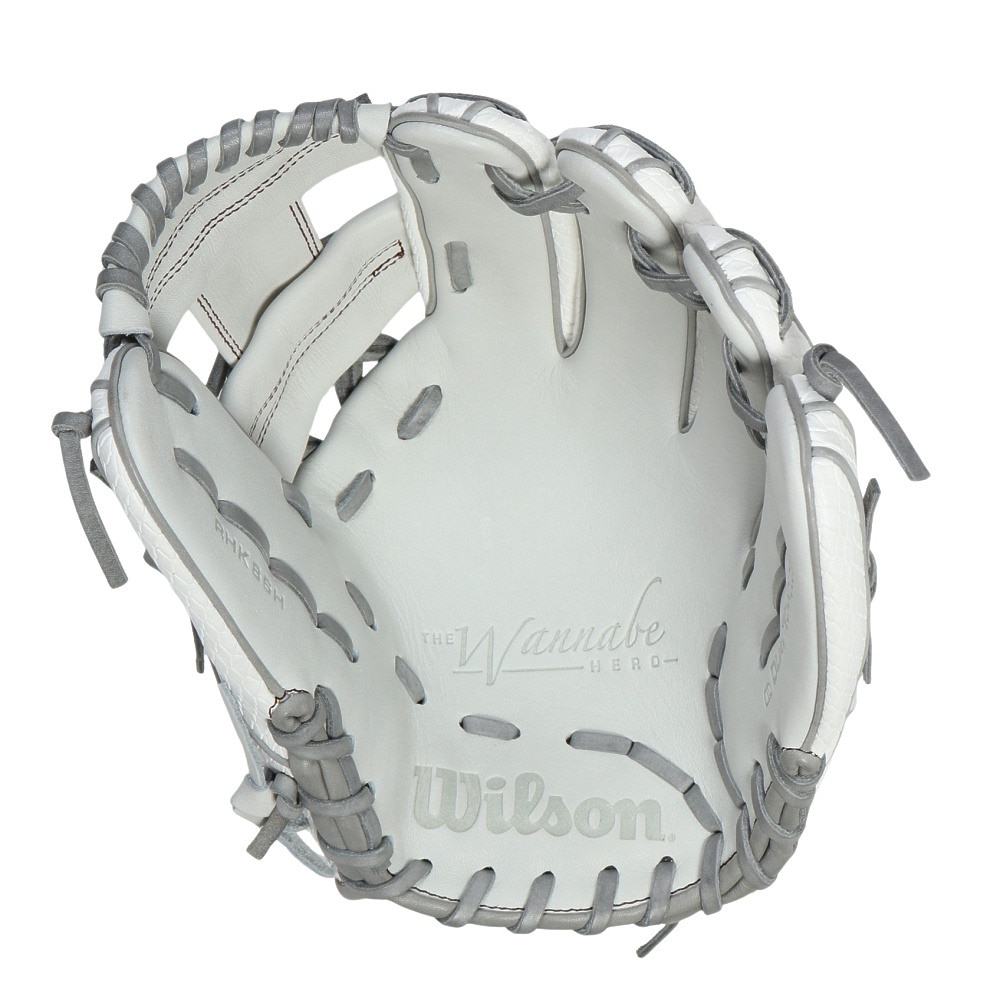 ウイルソン（Wilson）（メンズ、レディース）軟式用グラブ 内野手 野球グローブ ワナビー ヒーロー デュアル Wannabe Hero DUAL 86 WBW102431