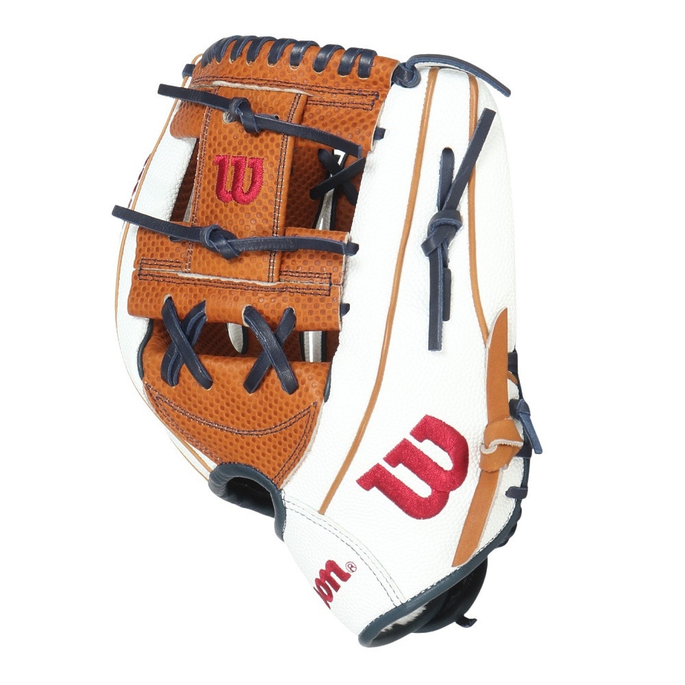 ウイルソン（Wilson）（メンズ）軟式用グラブ 野球グローブ 一般 Wannabe Hero DUAL 内野手用 87型 WBW102443