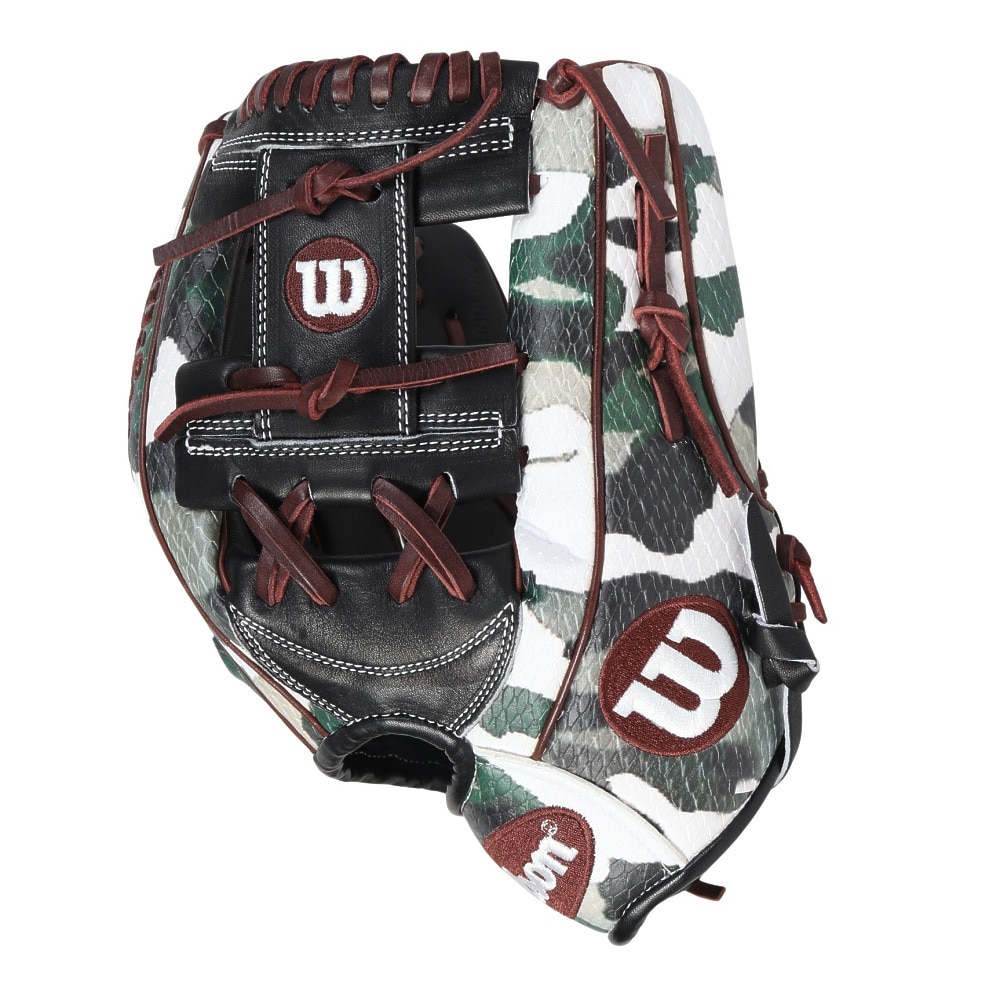ウイルソン（Wilson）（メンズ、レディース）軟式用グラブ 内野手 野球グローブ ワナビー ヒーロー デュアル Wannabe Hero DUAL 87 WBW102445