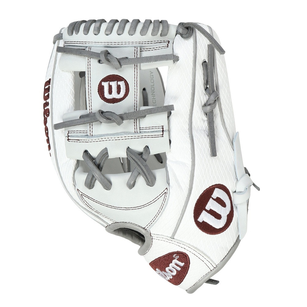 ウイルソン（Wilson）（メンズ、レディース）軟式用グラブ 内野手 野球グローブ ワナビー ヒーロー デュアル Wannabe Hero DUAL 87 WBW102447